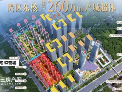 惠州大亚湾龙光慧湾中心玖誉城 项目笔记 湾区东核 约260万㎡产城超体  超一线临深大盘首发  约88-131㎡精装美宅